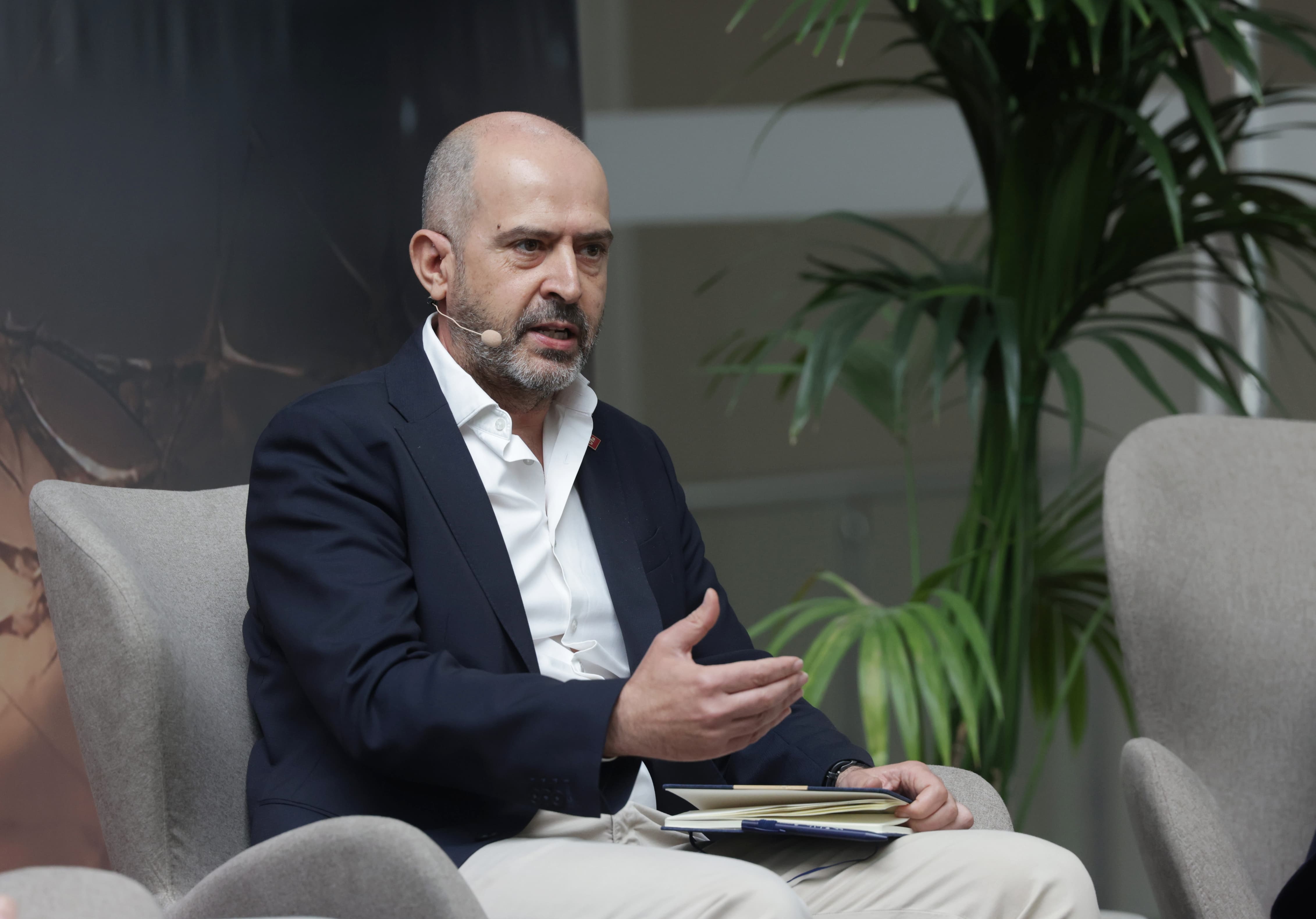 David Escudero durante su participación en el Foro